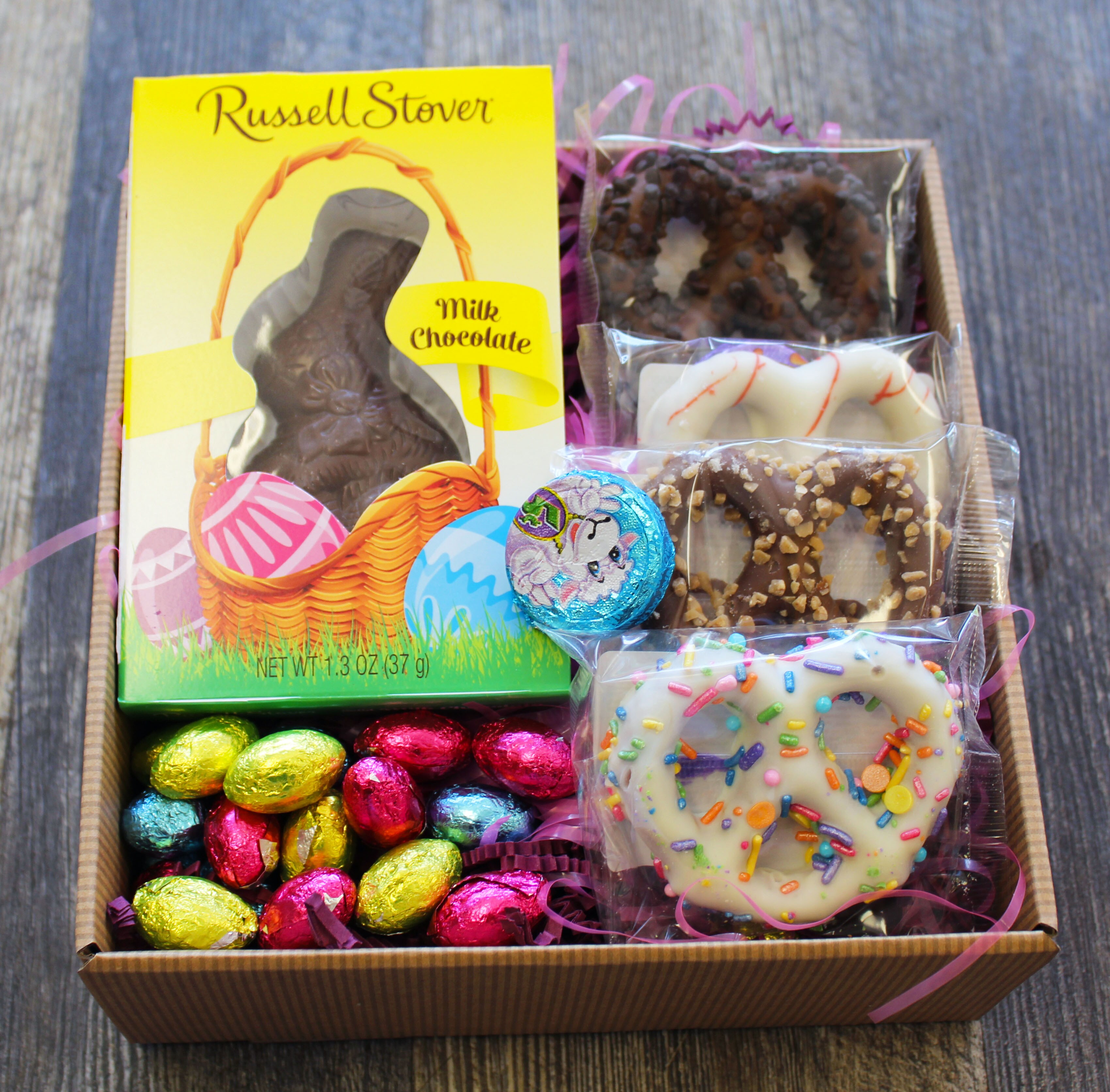 Pretzel and Chocolate Basket